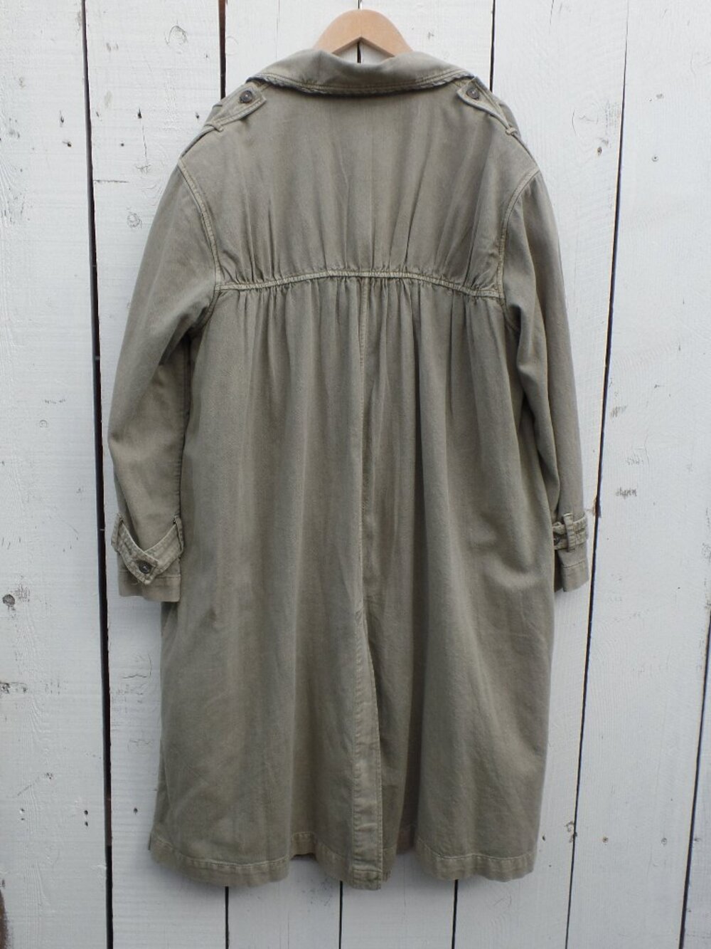 Free People Time's Up Trench Coat LARGE NWOT - Picture 8 of 11